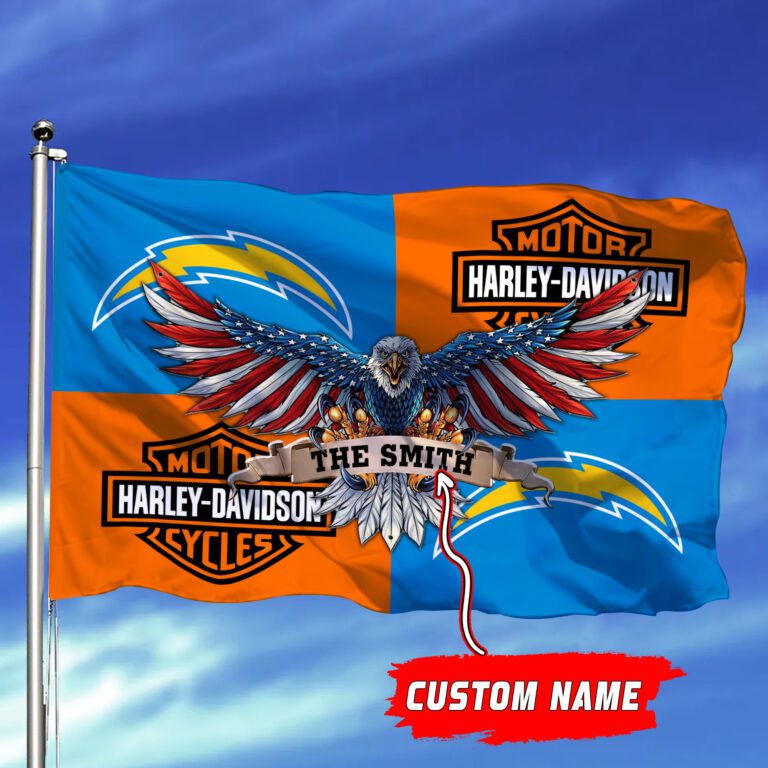 Los-Angeles-Chargers-NFL-Harley-Davidson-Fly-Flag-Outdoor-Flag-FI475-2