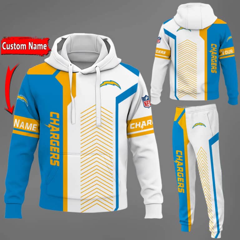 Los-Angeles-Chargers-NFL-Premium-Sport-3D-Hoodie-Jogger-Personalized-Name-CHJ1586 Los Angeles Chargers NFL Premium Sport 3D Hoodie & Jogger Personalized Name CHJ1586