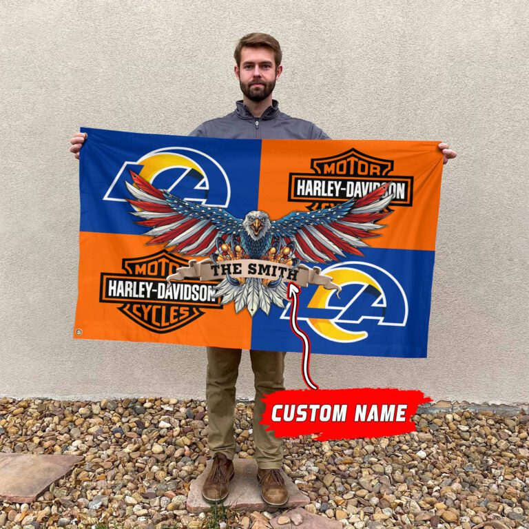 Los-Angeles-Rams-NFL-Harley-Davidson-Fly-Flag-Outdoor-Flag-FI477-1