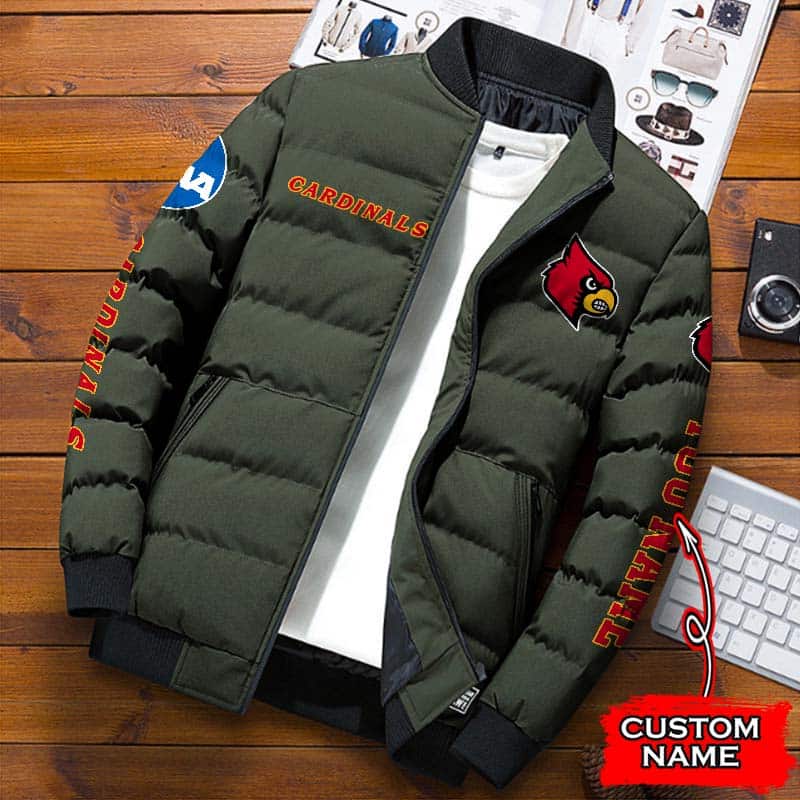 Louisville-Cardinals-NCAA-Premium-Puffer-Down-Jacket-Personalized-Name-2