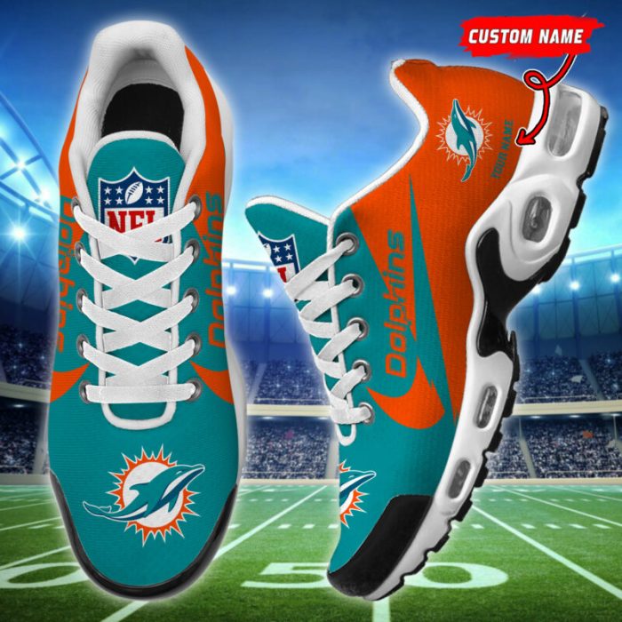 Miami Dolphins NFL Air Max Plus TN Sport Shoes TN1342