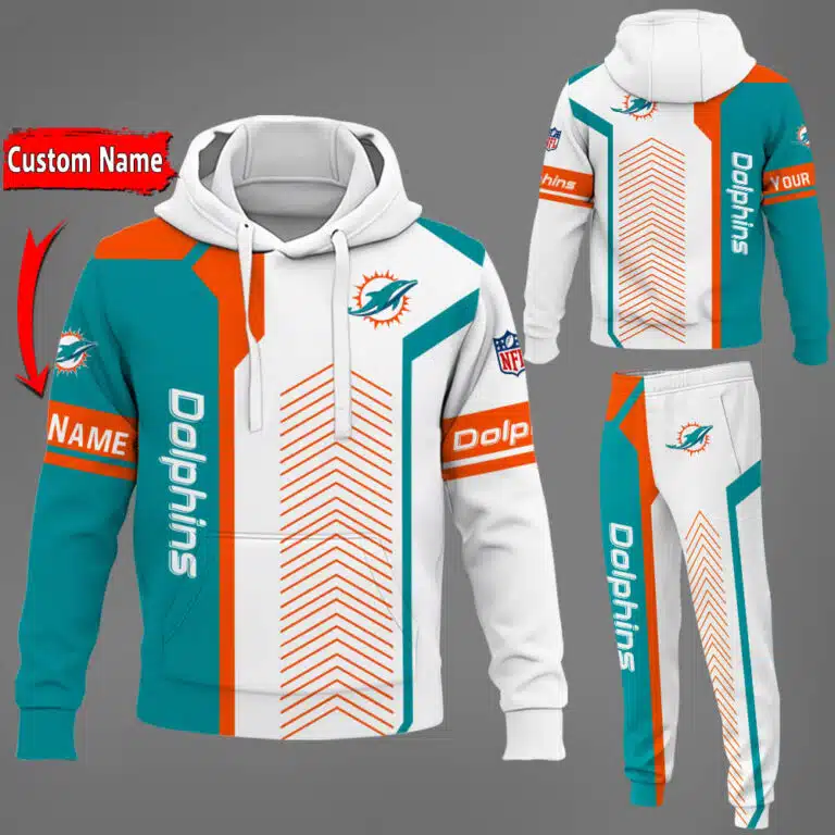 Miami-Dolphins-NFL-Premium-Sport-3D-Hoodie-Jogger-Personalized-Name-CHJ1588 Miami Dolphins NFL Premium Sport 3D Hoodie & Jogger Personalized Name CHJ1588