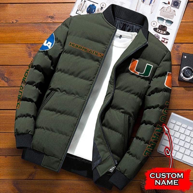 Miami-Hurricanes-NCAA-Premium-Puffer-Down-Jacket-Personalized-Name-2