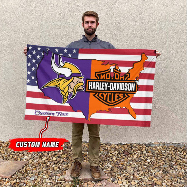 Minnesota-Vikings-NFL-Harley-Davidson-Fly-Flag-Outdoor-Flag-FI482-2