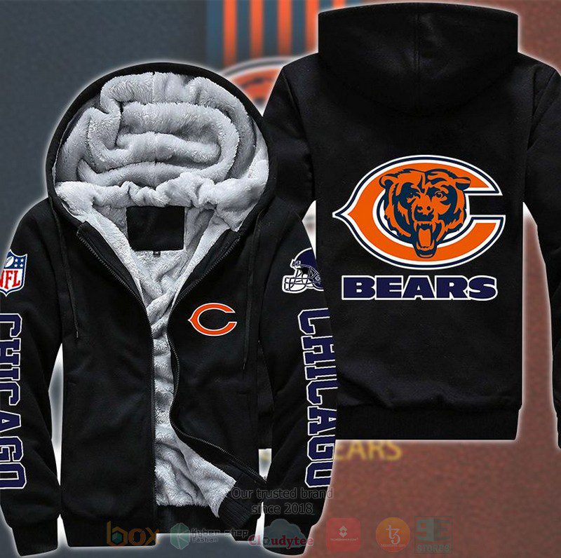 NFL-Chicago-Bears-Logos-Parka-Jacket-Fleece-Coat-Winter-PJF1091-1