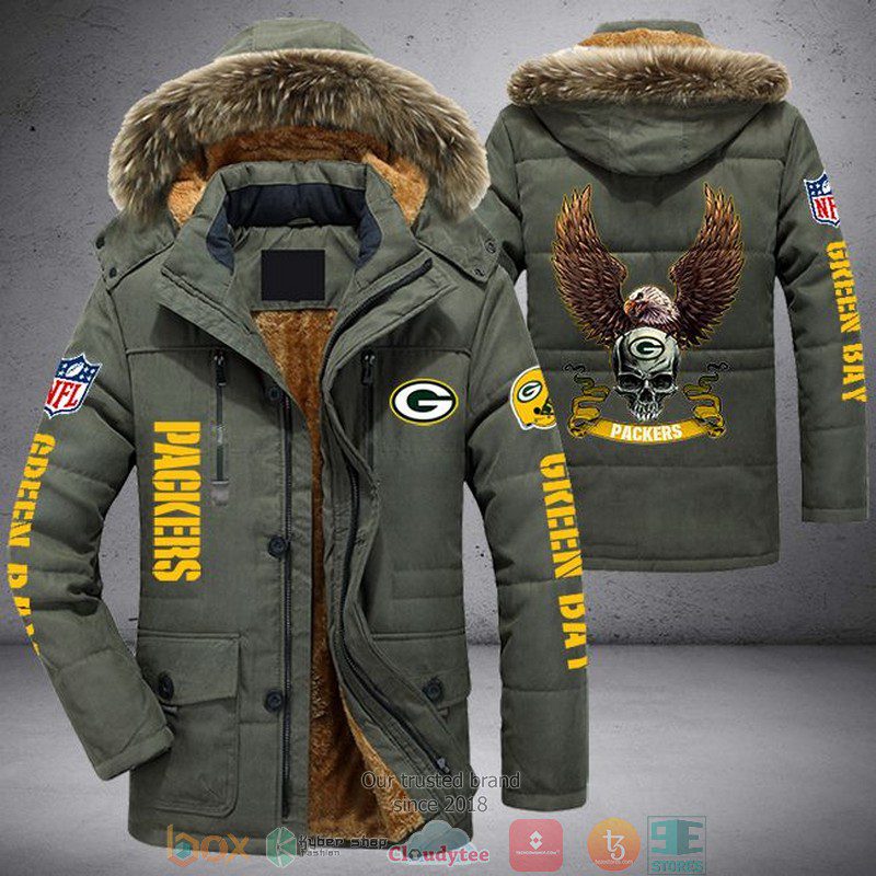 NFL-Green-Bay-Packers-Skull-Eagle-Wings-Parka-Jacket-Fleece-Coat-Winter-PJF1122-2