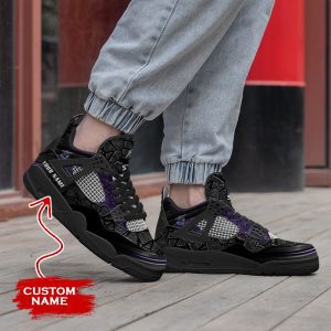 NRL Melbourne Storm Premium Jordan 4 Sneaker Personalized Name Shoes JD4681