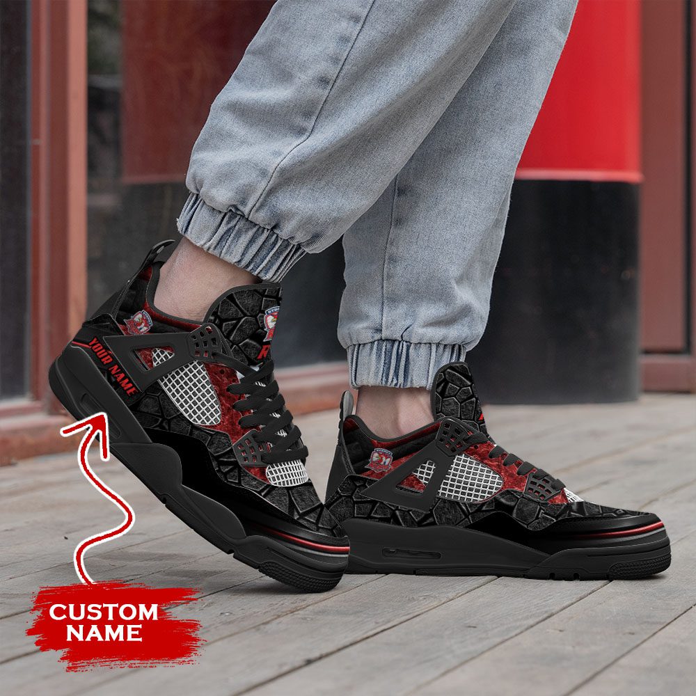NRL-Sydney-Roosters-Premium-Jordan-4-Sneaker-Personalized-Name-Shoes-JD4689 NRL Sydney Roosters Premium Jordan 4 Sneaker Personalized Name Shoes JD4689
