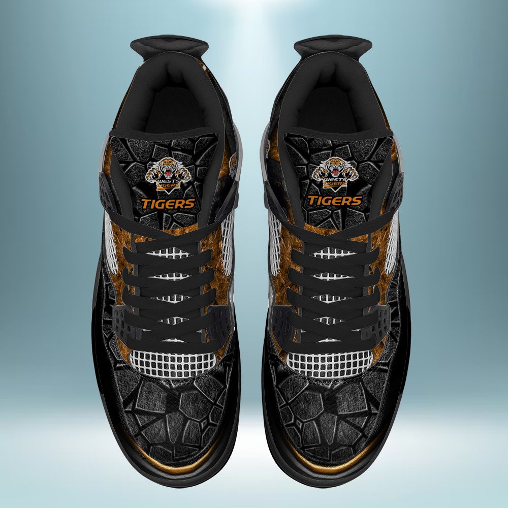 NRL-Wests-Tigers-Premium-Jordan-4-Sneaker-Personalized-Name-Shoes-JD4690-2