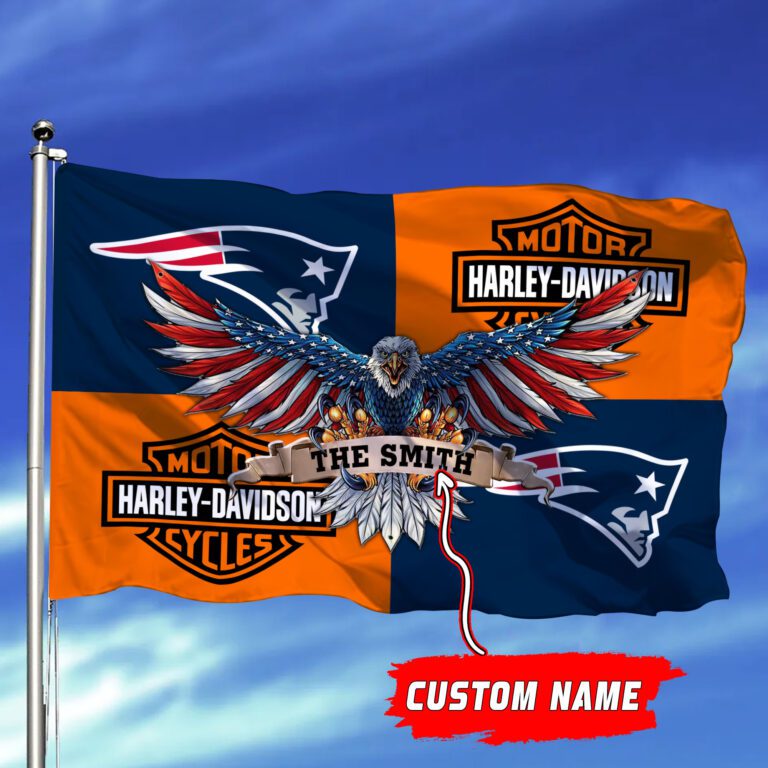 New-England-Patriots-NFL-Harley-Davidson-Fly-Flag-Outdoor-Flag-FI483-2