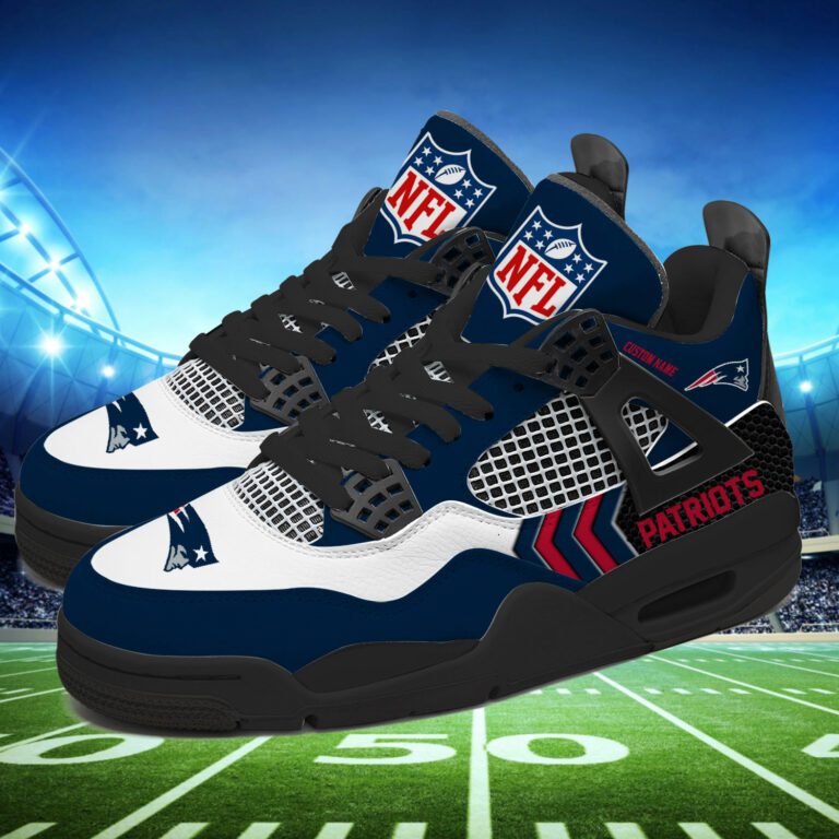 New-England-Patriots-NFL-Premium-Jordan-4-Sneaker-Personalized-Name-Shoes-JD4752-2