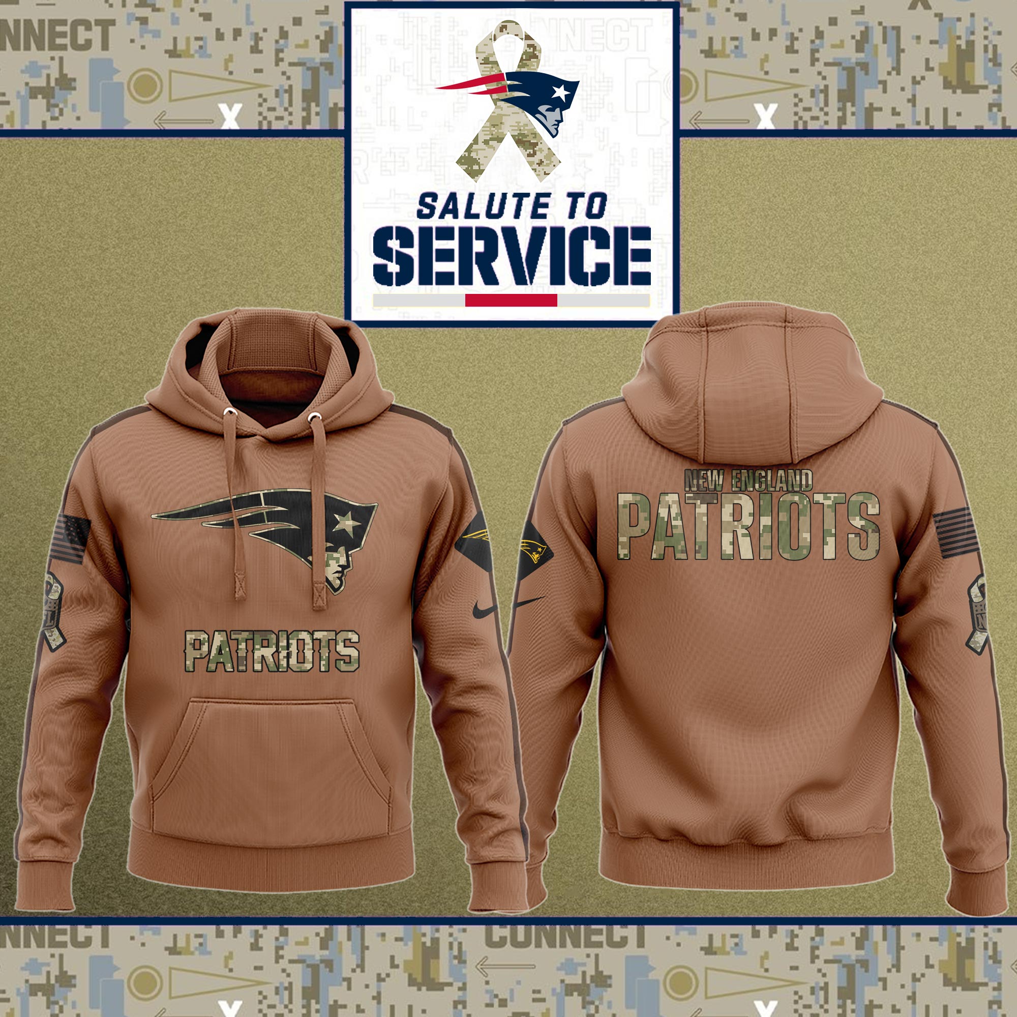 New-England-Patriots-NFL-Salute-To-Service-2023-Veteran-New-Logo-3D-Hoodie-HSL1086 New England Patriots NFL Salute To Service 2023 Veteran New Logo 3D Hoodie HSL1086