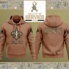 New Orleans Saints NFL Salute To Service 2023 Veteran New Logo 3D Hoodie HSL1087