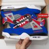 New York Rangers NHL Premium Jordan 4 Sneaker Personalized Name Shoes JD4663