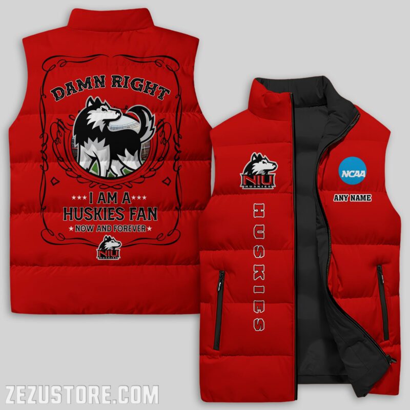 Northern-Illinois-Huskies-NCAA-Sleeveless-Down-Jacket-Sleeveless-Vest Northern Illinois Huskies NCAA Sleeveless Down Jacket Sleeveless Vest