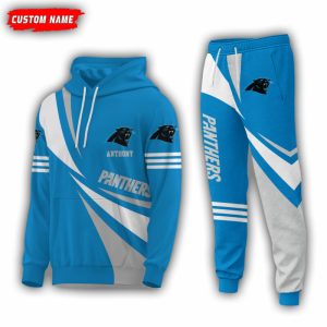 Personalized Name Carolina Panthers NFL Combo Sport 3D Hoodie - Zip Hoodie - Sweatshirt - Tshirt & Jogger