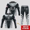 Personalized Name Las Vegas Raiders NFL Combo Sport 3D Hoodie - Zip Hoodie - Sweatshirt - Tshirt & Jogger