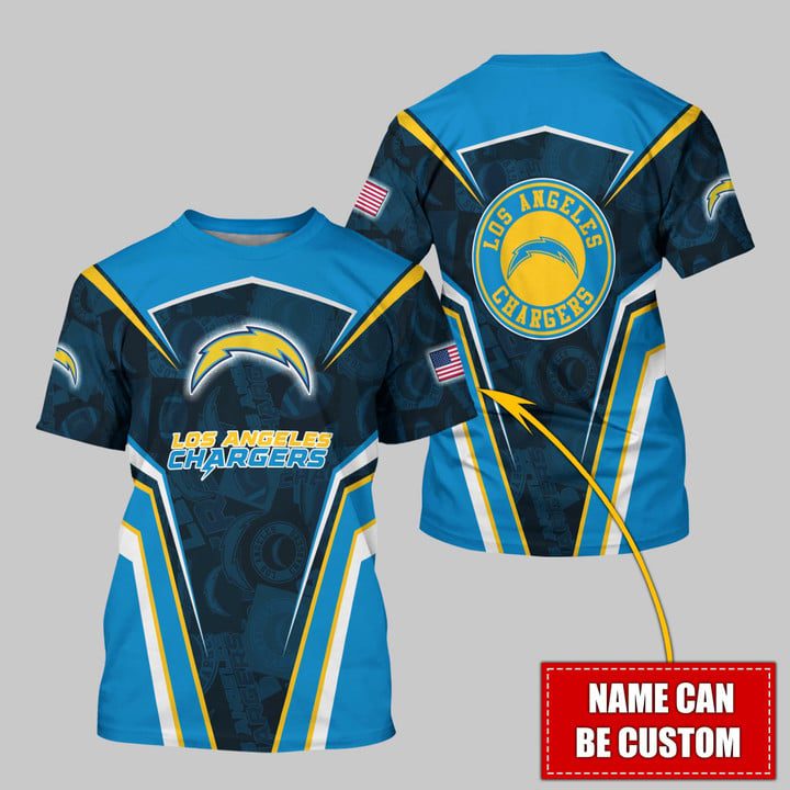 Personalized-Name-Los-Angeles-Chargers-NFL-Combo-Sport-3D-Hoodie-Zip-Hoodie-Sweatshirt-Tshirt-Jogger-2