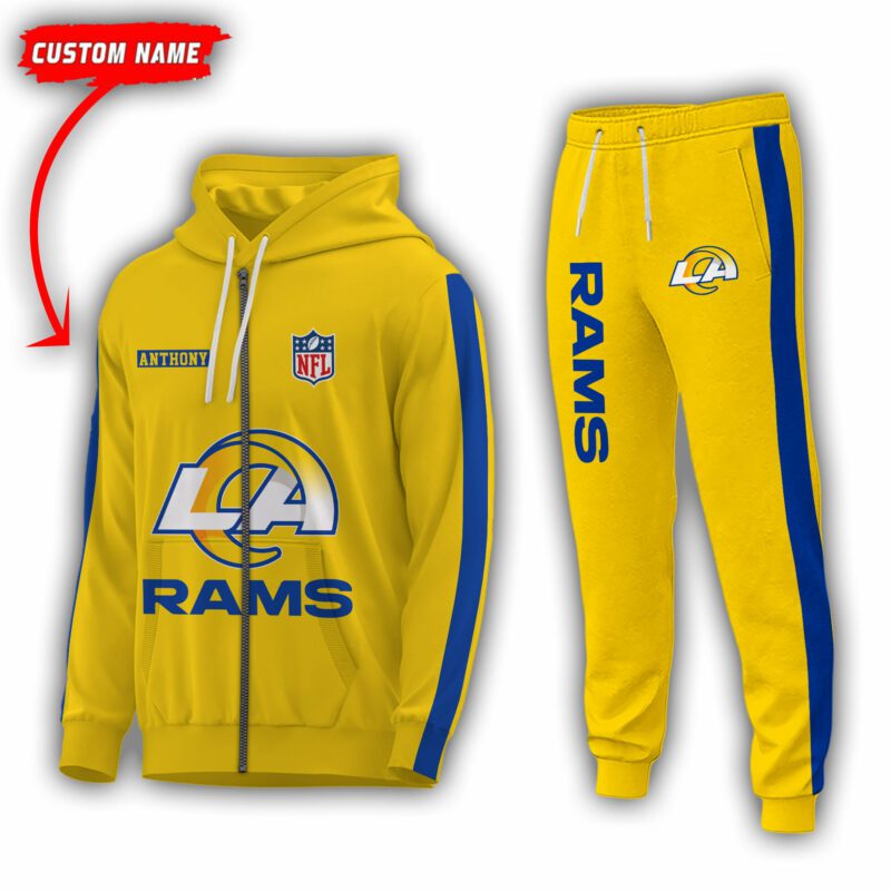 Personalized-Name-Los-Angeles-Rams-NFL-Combo-Sport-3D-Hoodie-Zip-Hoodie-Sweatshirt-Tshirt-Jogger-1