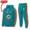 Personalized Name Miami Dolphins NFL Combo Sport 3D Hoodie - Zip Hoodie - Sweatshirt - Tshirt & Jogger