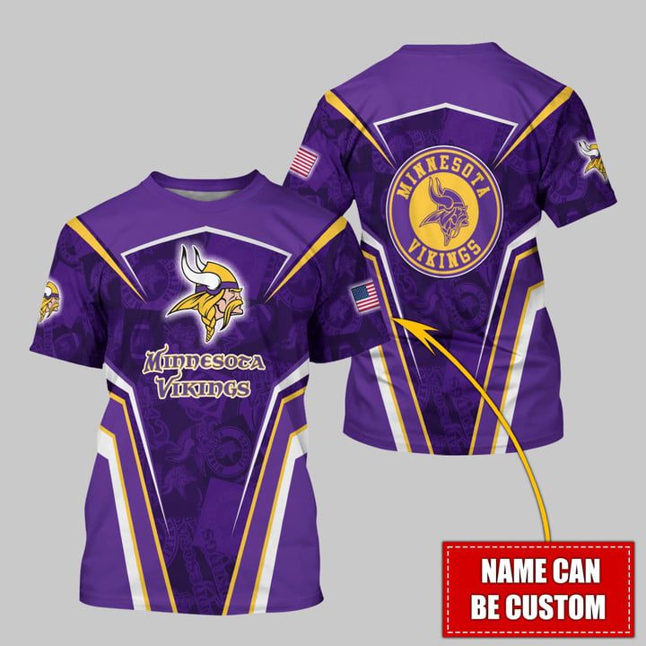 Personalized-Name-Minnesota-Vikings-NFL-Combo-Sport-3D-Hoodie-Zip-Hoodie-Sweatshirt-Tshirt-Jogger-2