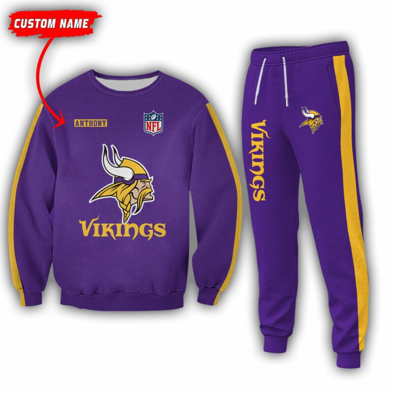 Personalized-Name-Minnesota-Vikings-NFL-Combo-Sport-3D-Hoodie-Zip-Hoodie-Sweatshirt-Tshirt-Jogger-2