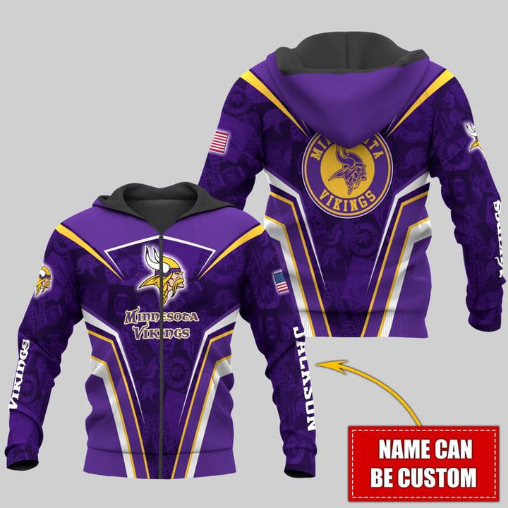 Personalized-Name-Minnesota-Vikings-NFL-Combo-Sport-3D-Hoodie-Zip-Hoodie-Sweatshirt-Tshirt-Jogger-3