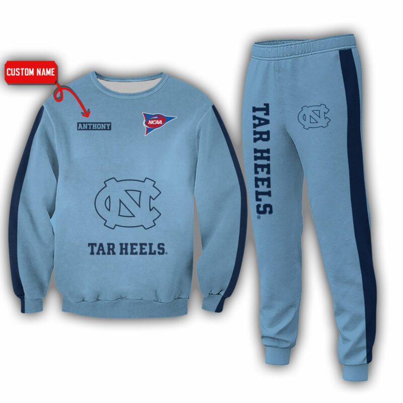 Personalized-Name-North-Carolina-Tar-Heels-NCAA-Combo-Sport-3D-Hoodie-Zip-Hoodie-Sweatshirt-Tshirt-Jogger-2