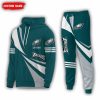Personalized Name Philadelphia Eagles NFL Combo Sport 3D Hoodie - Zip Hoodie - Sweatshirt - Tshirt & Jogger