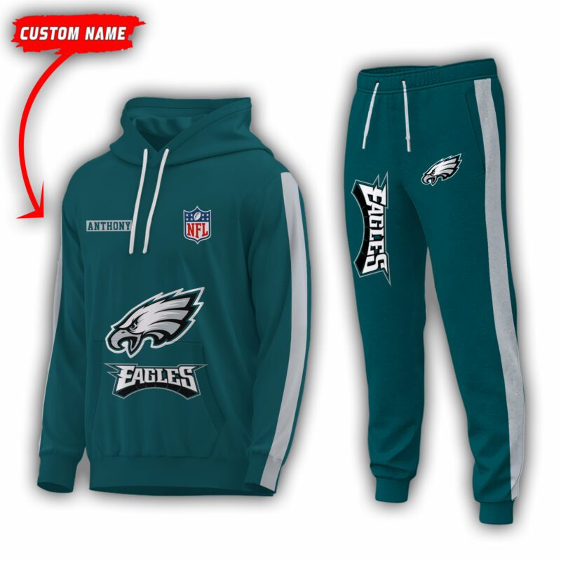 Personalized-Name-Philadelphia-Eagles-NFL-Combo-Sport-3D-Hoodie-Zip-Hoodie-Sweatshirt-Tshirt-Jogger Personalized Name Philadelphia Eagles NFL Combo Sport 3D Hoodie - Zip Hoodie - Sweatshirt - Tshirt & Jogger