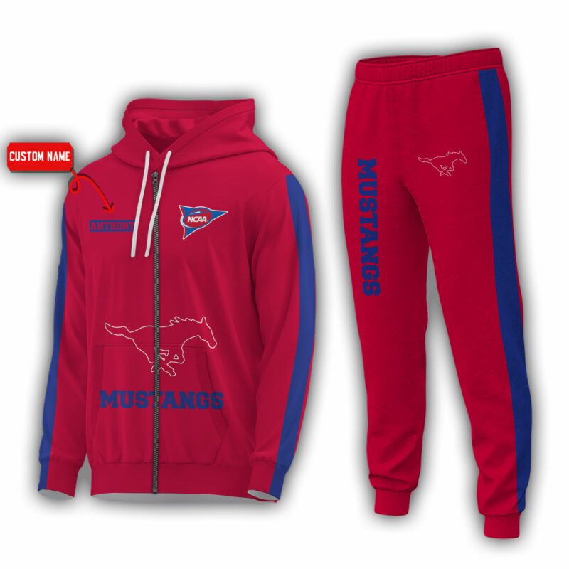 Personalized-Name-SMU-Mustangs-NCAA-Combo-Sport-3D-Hoodie-Zip-Hoodie-Sweatshirt-Tshirt-Jogger-1