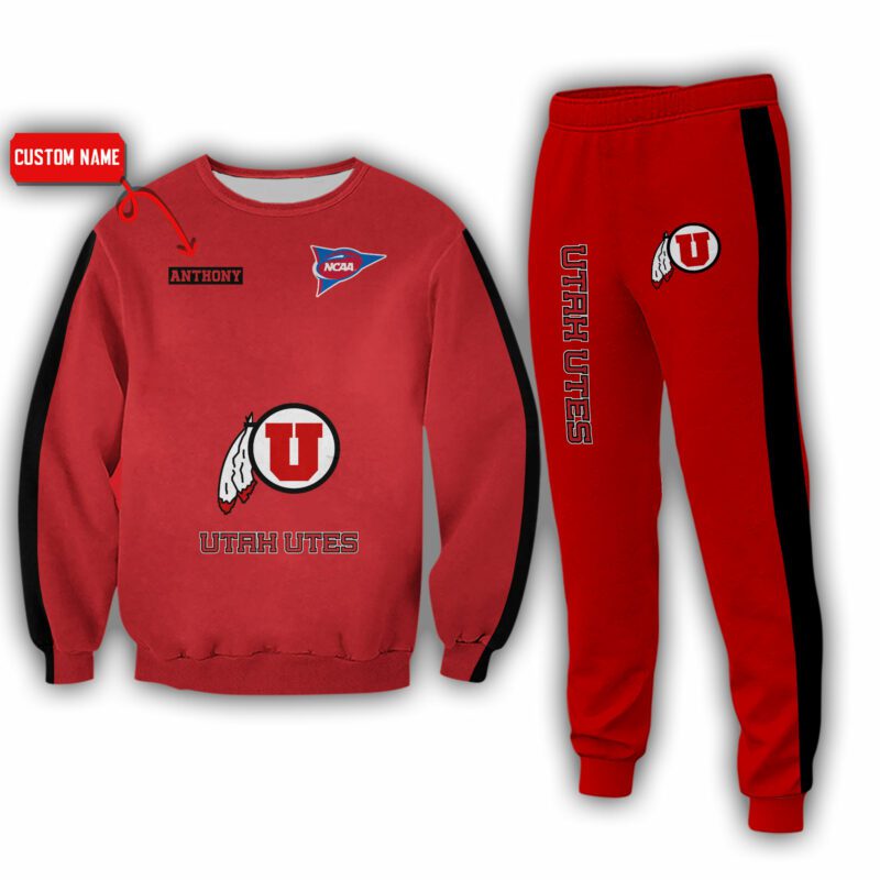 Personalized-Name-Utah-Utes-NCAA-Combo-Sport-3D-Hoodie-Zip-Hoodie-Sweatshirt-Tshirt-Jogger-2