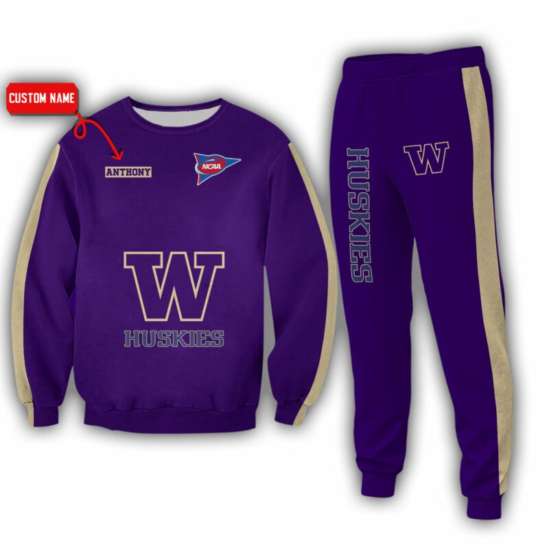 Personalized-Name-Washington-Huskies-NCAA-Combo-Sport-3D-Hoodie-Zip-Hoodie-Sweatshirt-Tshirt-Jogger-2