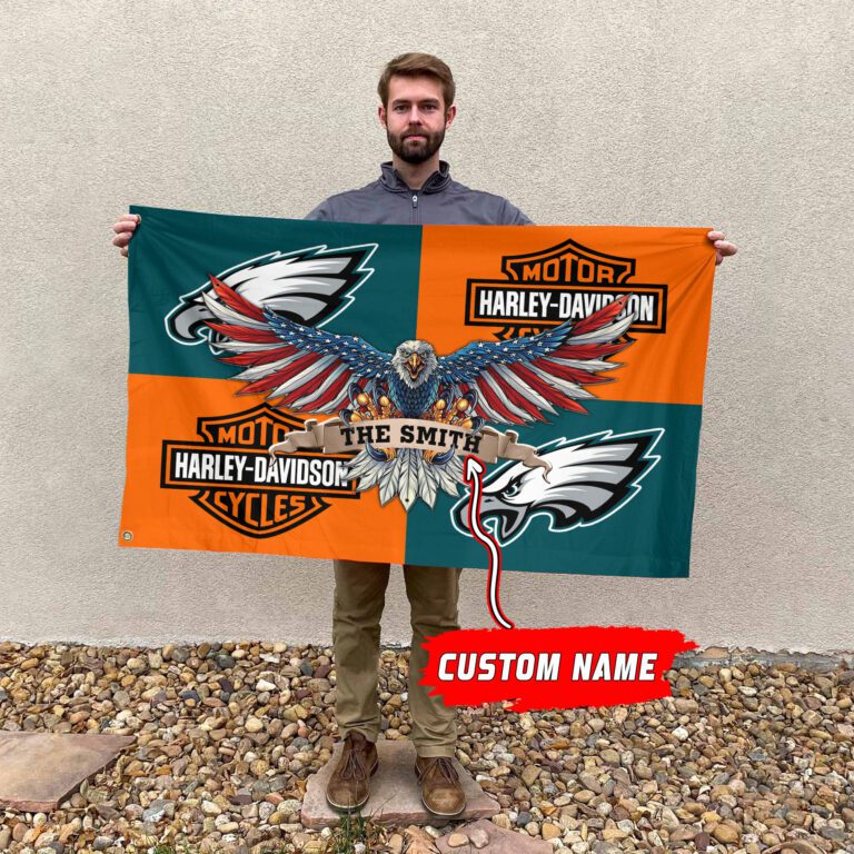 Philadelphia-Eagles-NFL-Harley-Davidson-Fly-Flag-Outdoor-Flag-FI490-1