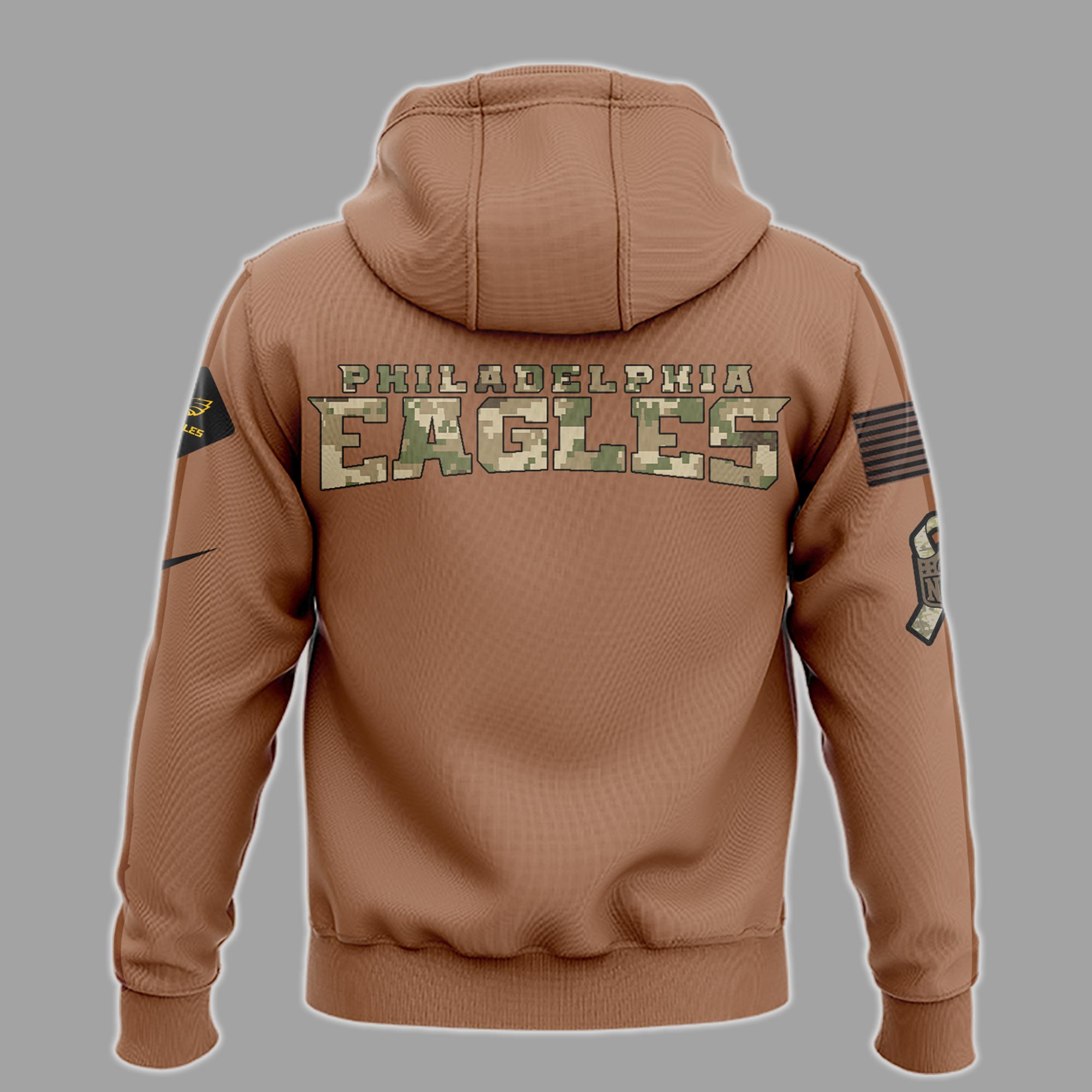 Philadelphia-Eagles-NFL-Salute-To-Service-2023-Veteran-New-Logo-3D-Hoodie-HSL1090-2