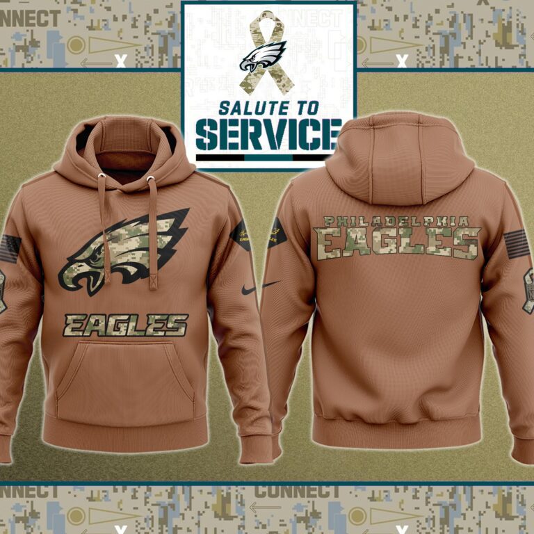 Philadelphia-Eagles-NFL-Salute-To-Service-2023-Veteran-New-Logo-3D-Hoodie-HSL1090 Philadelphia Eagles NFL Salute To Service 2023 Veteran New Logo 3D Hoodie HSL1090