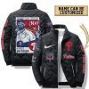 Philadelphia Phillies Bryce Harper Padded Jacket Stand Collar Coats