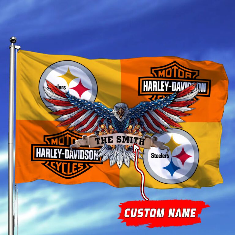 Pittsburgh-Steelers-NFL-Harley-Davidson-Fly-Flag-Outdoor-Flag-FI492-2
