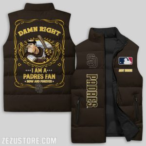 San Diego Padres MLB Sleeveless Down Jacket Sleeveless Vest