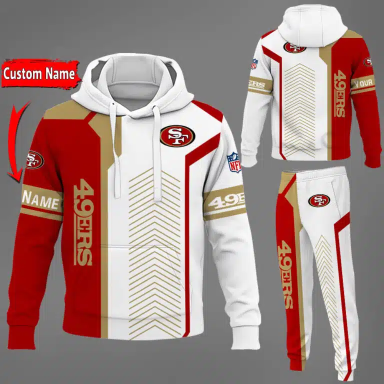 San-Francisco-49ers-NFL-Premium-Sport-3D-Hoodie-Jogger-Personalized-Name-CHJ1594 San Francisco 49ers NFL Premium Sport 3D Hoodie & Jogger Personalized Name CHJ1594