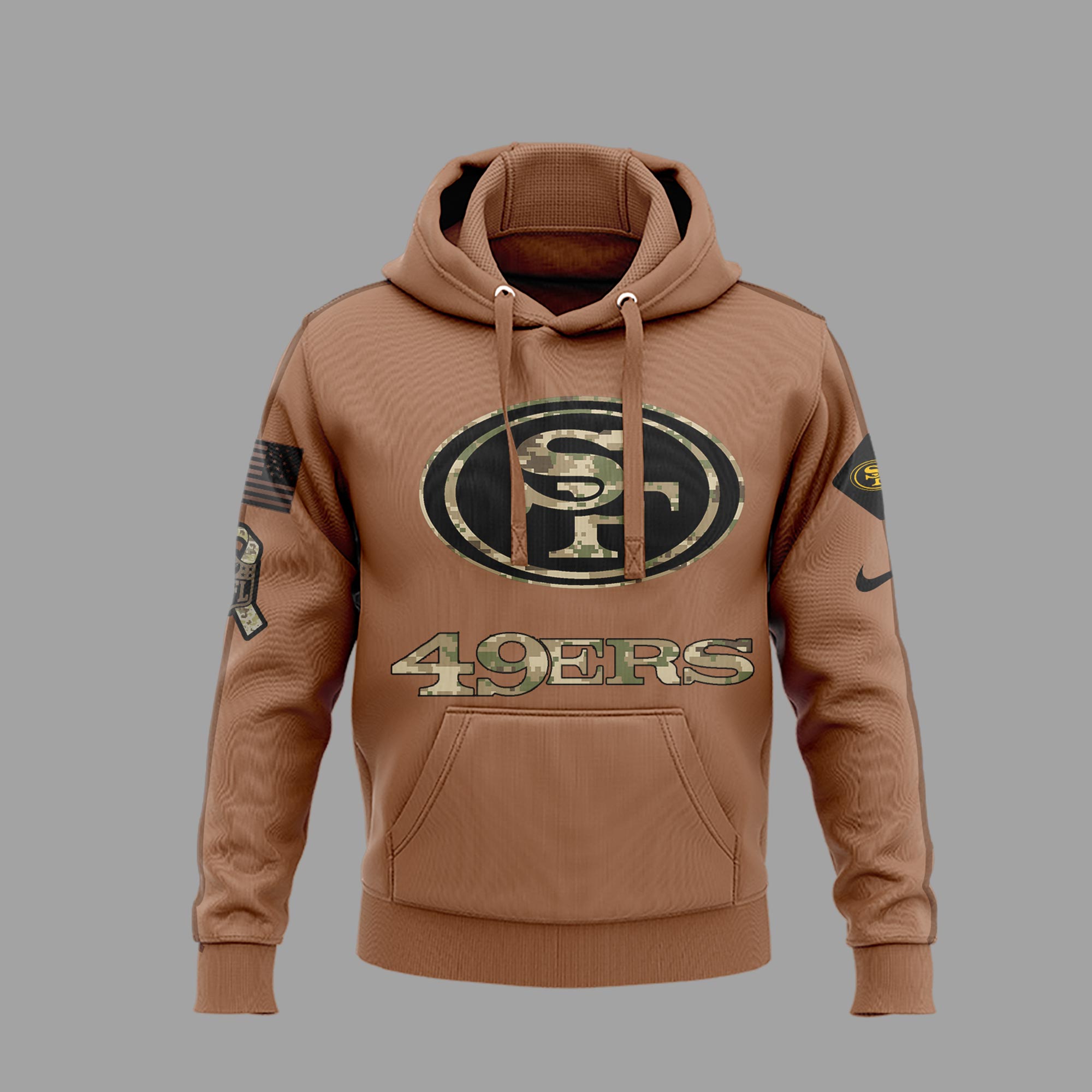 San-Francisco-49ers-NFL-Salute-To-Service-2023-Veteran-New-Logo-3D-Hoodie-HSL1092-1