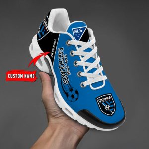 San Jose Earthquakes Custom Name MLS Air Max Plus TN Shoes TN1124