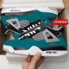 San Jose Sharks NHL Premium Jordan 4 Sneaker Personalized Name Shoes JD4667