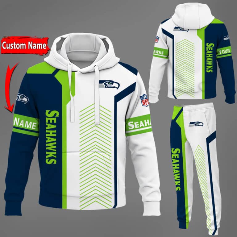 Seattle-Seahawks-NFL-Premium-Sport-3D-Hoodie-Jogger-Personalized-Name-CHJ1595 Seattle Seahawks NFL Premium Sport 3D Hoodie & Jogger Personalized Name CHJ1595