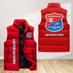 Spvgg Unterhaching Sleeveless Down Jacket Sleeveless Vest