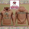 Tampa Bay Buccaneers NFL Salute To Service 2023 Veteran New Logo 3D Hoodie HSL1094