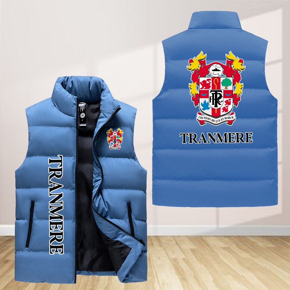 Tranmere-Rovers-Sleeveless-Down-Jacket-Sleeveless-Vest Tranmere Rovers Sleeveless Down Jacket Sleeveless Vest