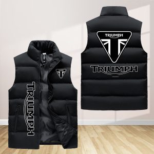 Triumph Motorcycles Sleeveless Down Jacket Sleeveless Vest