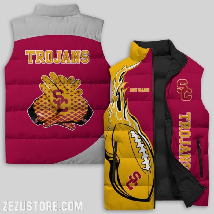 USC Trojans NCAA Sleeveless Down Jacket Sleeveless Vest