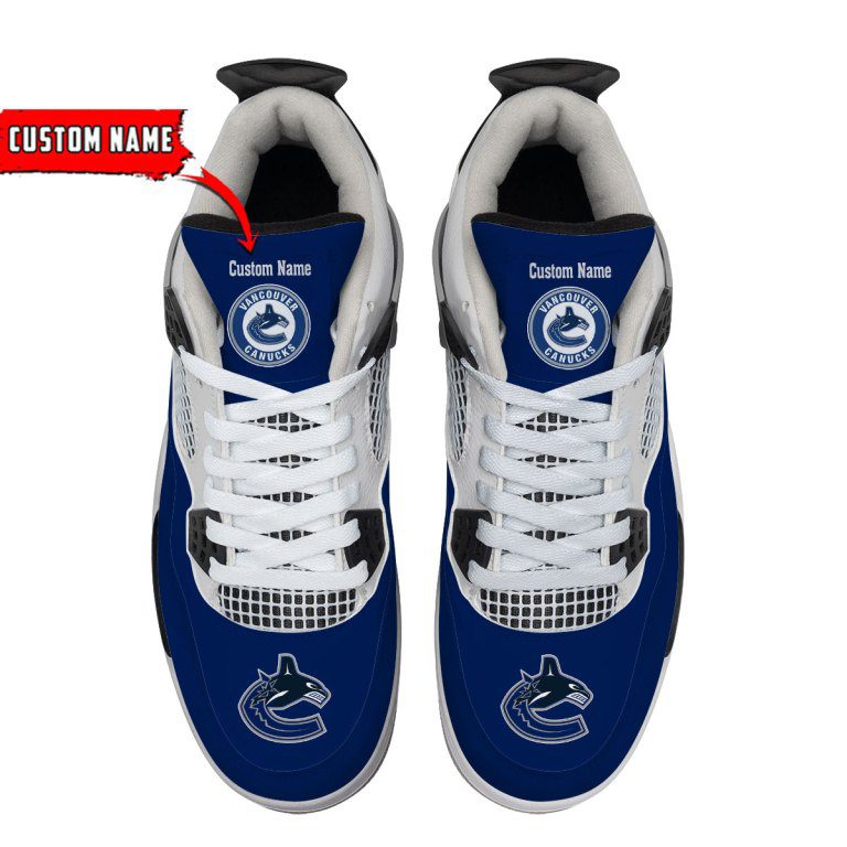 Vancouver-Canucks-NHL-Premium-Jordan-4-Sneaker-Personalized-Name-Shoes-JD4671-1
